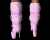 Fur Boots pink