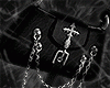 goth shoulder bag