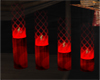 red serenity candles