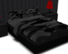 Modern black bed
