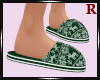 Green X'mas Slippers