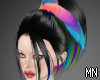 Rainbow ribbon black