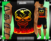 Tee shirt skullfire