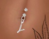 Letter Y Belly Ring