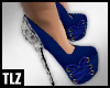 [TLZ]Blu Snake Bow Heels