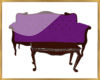 victorian purple sofa