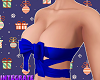 Blue Gift Wrap Top