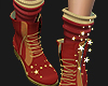 festive boots w socks