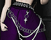 M. Chains Pants Purple