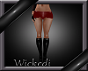 :W: Wicked Shorts Red