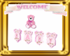 BABYS WELCOME WALL SIGN