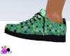 dotty green sneekers