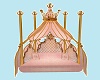 ^Pink-gold poseless bed