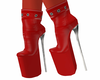 Ankle Boots Red Maja