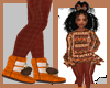 Kids Fall Print Boots