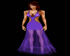 Purple sheerbottom dress