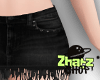 ZH! Denim Skirt - Black