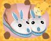 Mom&Kid Bunny Slippers