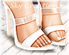 🤍Sky White Heels