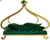 Gold and Green Chaise
