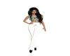 Baggy White pants ( SM)