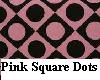 Pink Square Dot Dress BM