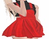 F | Red dress