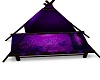 Purple kiss bed