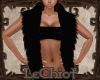 L. Fur Wrap LYR *ebony*