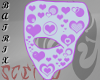 Pinky Hearts R H mask