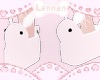 L. bwunny slippers! ♡