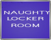 Naughty Locker Room Sign
