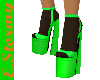 Halloween Green V2 heels