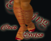 DQC~ENTICE BOOTS CRIMSON