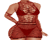 Sexy dress is red RLL