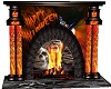 holloween fire place