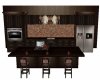 Brown/ Rose Kitchen