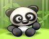 {CL}Panda Green Framed