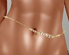 ~CR~Gold Belly Chain