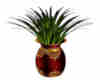 SM Plant Red&Gold Vase