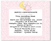 Birth certificate 4