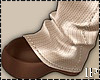 Brown & Cream Fall Boots