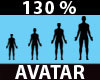 Avatar Scaler 130% M/F