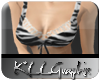 [KLL] ZEBRA LACE BRA