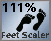 Feet Scaler 111% M A