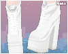 ♪ idol boots - white