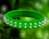 Green Spike Collar {F}