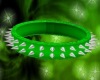 Green Spike Collar {F}
