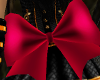 red satin butt bow