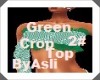 (Asli) green croptop